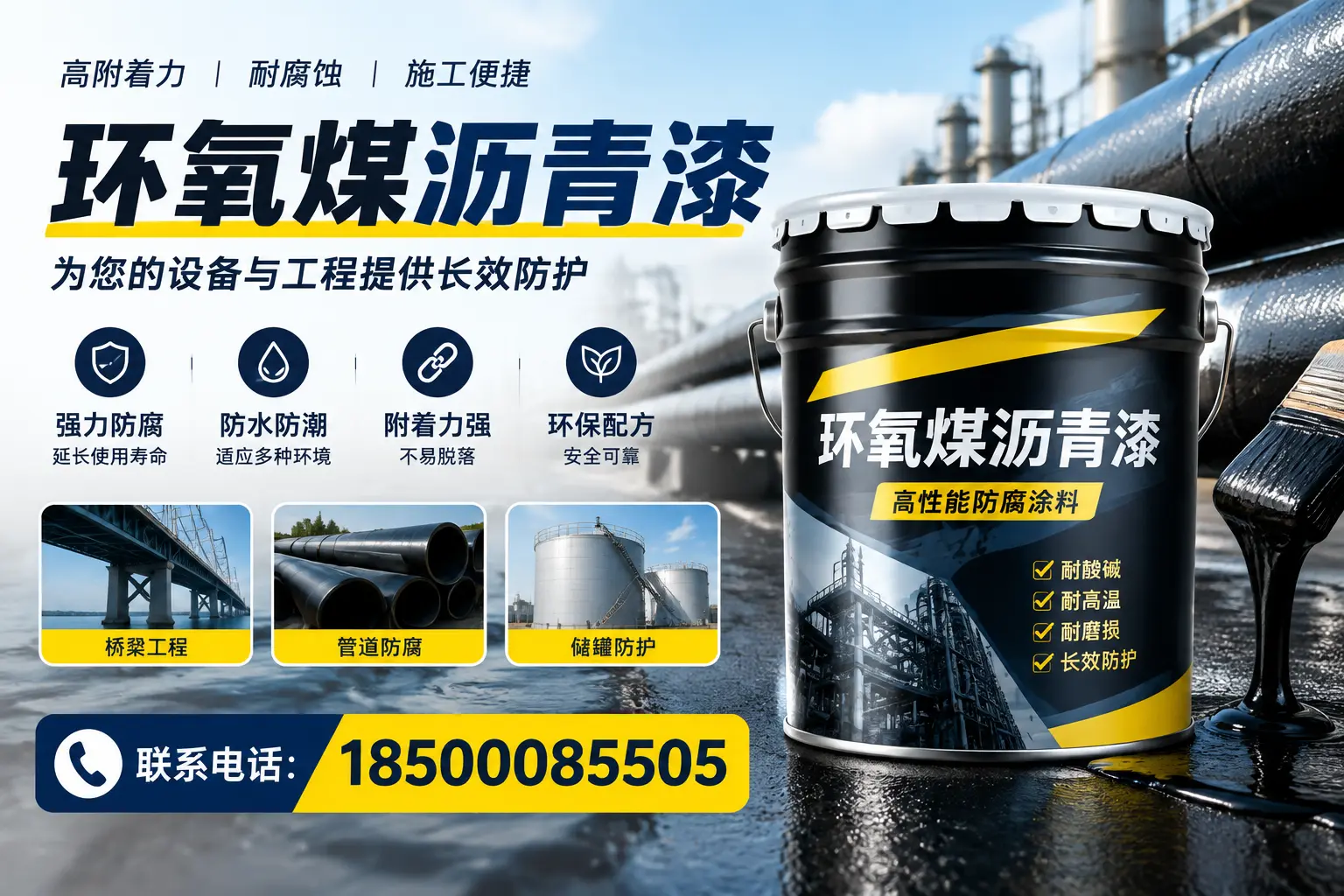 环氧煤沥青漆与其他涂料的对比分析,助力仙桃企业决策